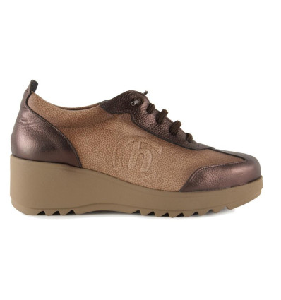 Zapato deportivo Chamby 22 en taupe para mujer