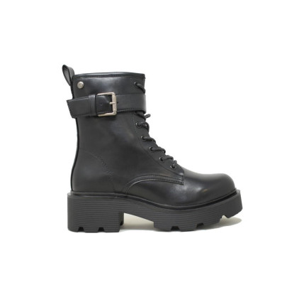 Botines militares maraval W0347 en negro para mujer