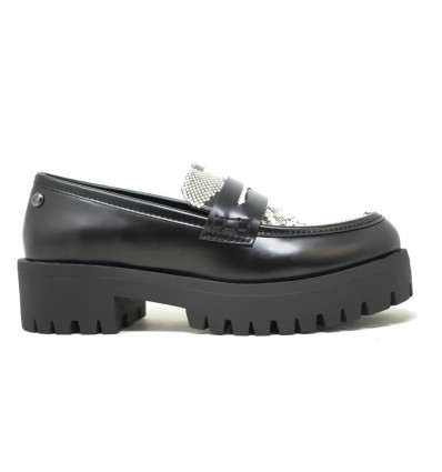 Mocasines doble suela Maraval W0343 en negro para mujer