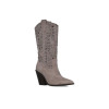 Botas altas cowboy IZEL 026106 en piedra para mujer