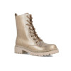 Botines militares XTI AKNA 026105 en oro para mujer