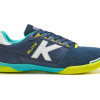 Zapatilla de Fútbol Sala Kelme Elite 55904 en color Marino y Lima para hombre