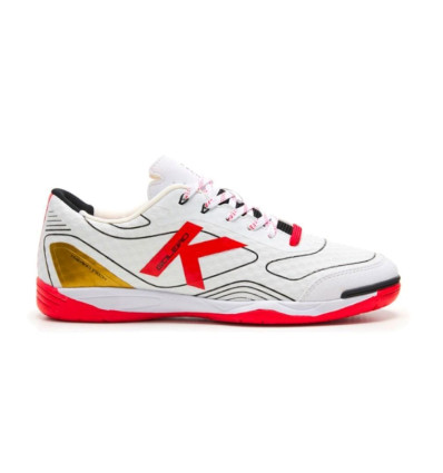 Zapatilla de Fútbol Sala Kelme Goleiro 55165 en color Blanco y Rojo para hombre