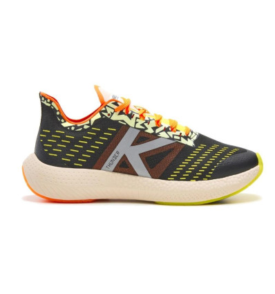  Zapatilla de Running Kelme Thunderstorm 46958  en color Negro y Naranja para hombre