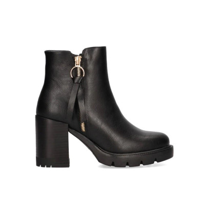 Botin con tacón Etika 11029 en negro para mujer