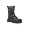 Botines militares Isteria 21241 en negro para mujer