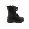 Botines militares Isteria 21223 en negro para mujer