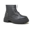 Botines militares Isteria 21223 en negro para mujer