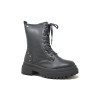 Botines militares Isteria 21223 en negro para mujer