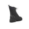 Botines militares Isteria 21223 en negro para mujer