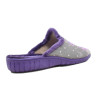 Zapatillas de casa Calusa 923 Gatos en morado para mujer