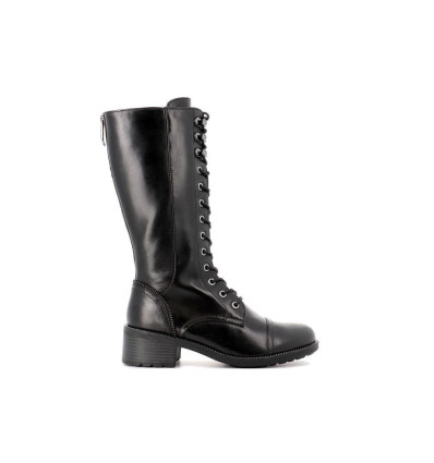 Botas militares altas Regarde Le ciel Emily 39 en negro para mujer