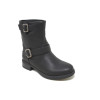 Botin biker Maraval rebelle buckle en negro para mujer