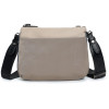 Bolso bandolera doble cremallera Cacharel bags en beige