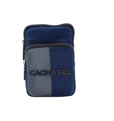 Minibolso móvil Cacharel bags bicolor navy/grey