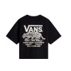 Camiseta de manga corta Vans SNEAKY SS VN000MK2BLK en negro