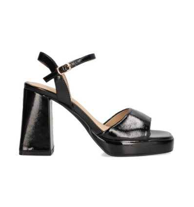 Sandalias de tacón Etila BETLEM 90006 en negro para mujer