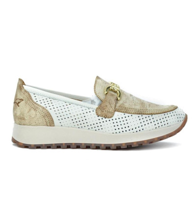 Mocasines Kangaroos 800-12 en beige para mujer