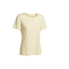 Camiseta manga corta Joma Indoor gym en beige para mujer