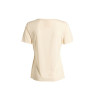 Camiseta manga corta Joma Indoor gym en beige para mujer