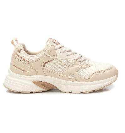 Zapatillas deportivas XTI 143587 en beige para mujer