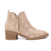 Botines calados XTI 143961 en beige para mujer