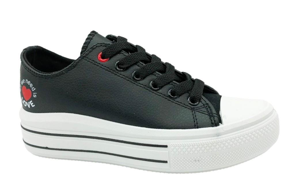 Zapatillas de lona Maraval W0350 en color negro para mujer