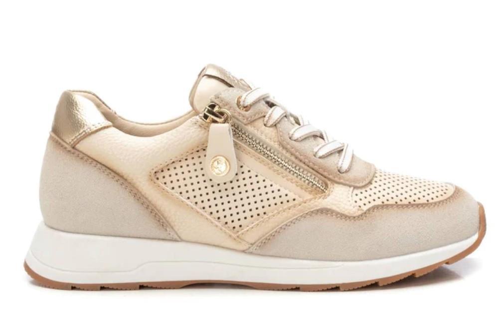 Zapatillas deportivas XTI 143734 en beige para mujer