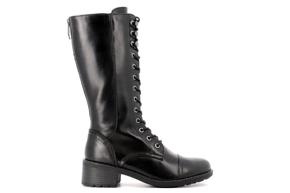 Botas militares altas Regarde Le ciel Emily 39 en negro para mujer