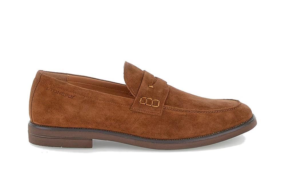 Mocasines Stonefly 220797 CALVIN 9 VELOUR en marrón para hombre
