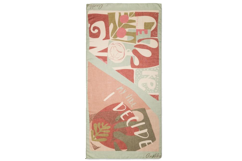 Pañuelo Verde Mujer Anekke Muse 42470-031 – Pañuelo Largo y Grande