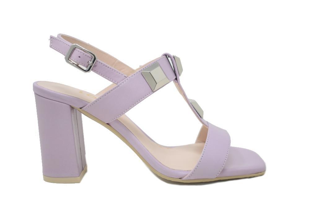 Sandalias de fiesta con tacón alto LODI GALGO en color malva