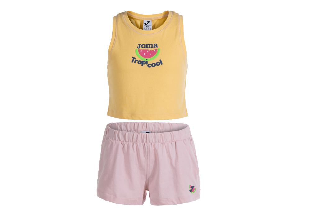 Conjunto Deportivo Joma Set Play Kids 500844.826 Naranja Saffron para Niña