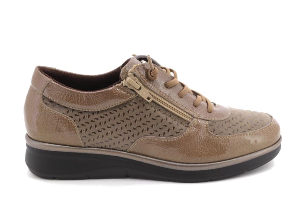 Zapatillas deportivas Casual Pitillos 11501 Topo Marrón Mujer – Zapatos Cómodos
