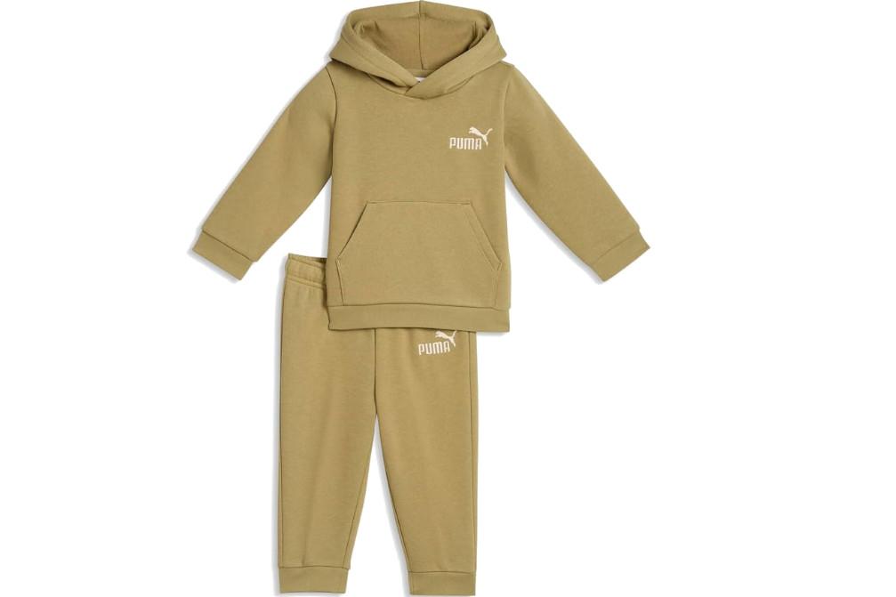 Chándal de bebé Puma Minicats Loungewear verde 686282
