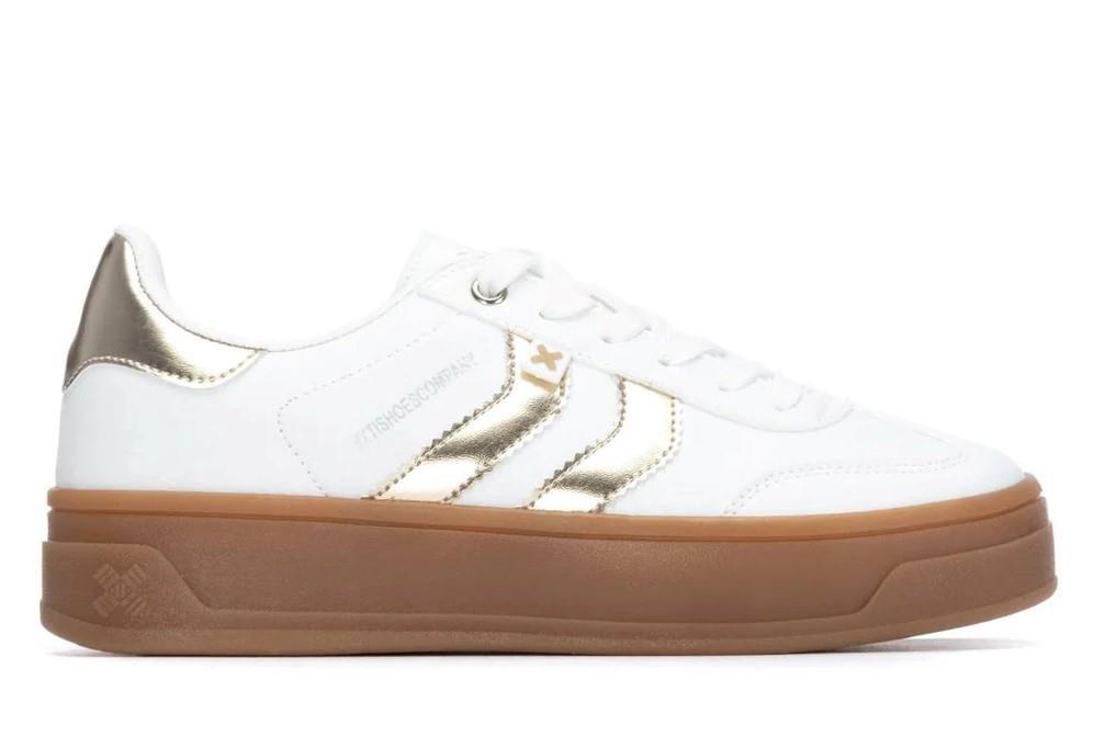 Zapatillas deportivas planas de mujer Xti 14458502 en color blanco