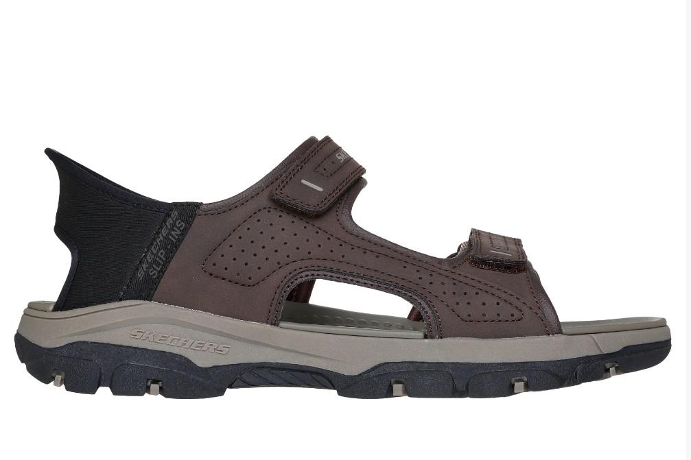 Sandalias Skechers Slip-Ins Relaxed Fit Tresmen Reece 205289 marrón Hombre | Cómodas y Ajustables