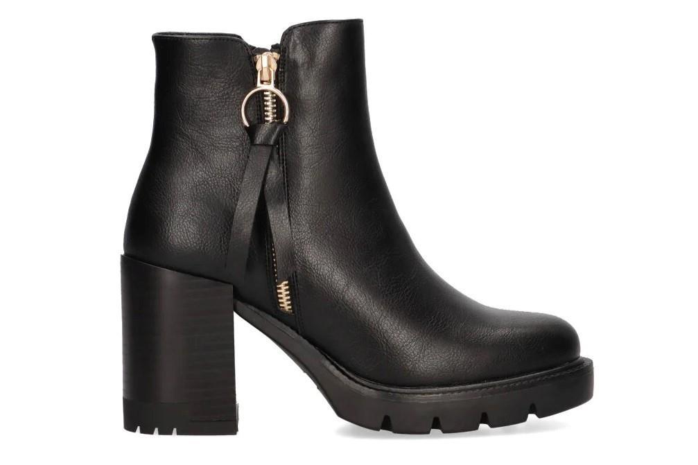 Botin con tacón Etika 11029 en negro para mujer