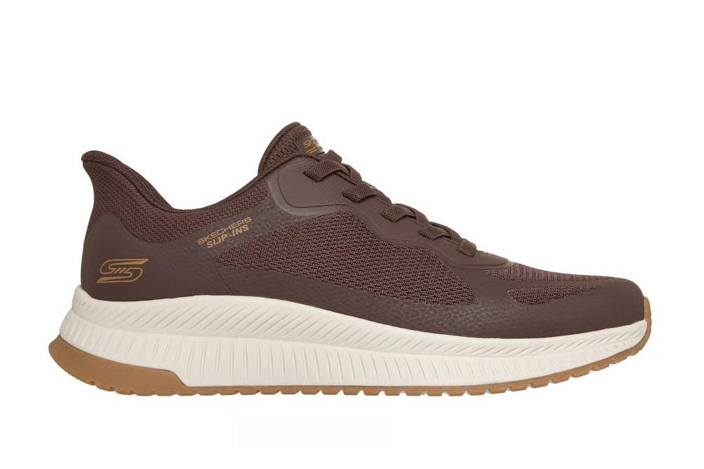 Zapatillas Skechers Slip-ins BOBS Sport Squad Chaos 4 114823 marrones para hombre