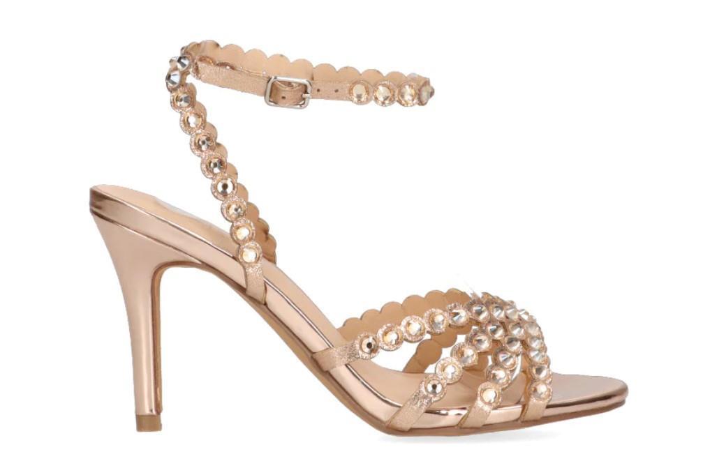 Sandalias de fiesta GOSSALBA  Etika 90010 en oro para mujer