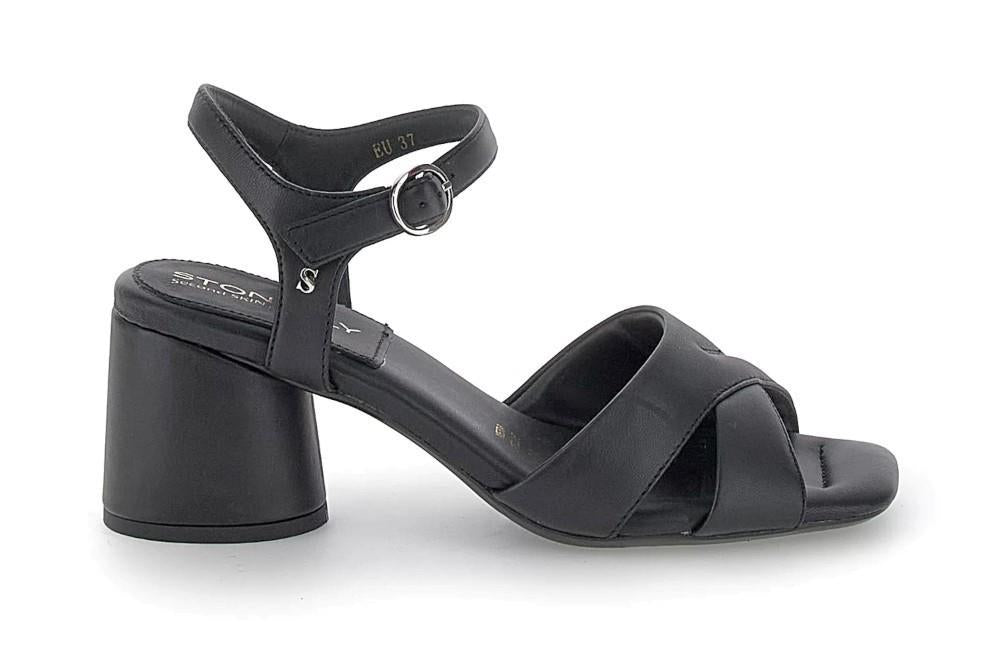 Sandalias de tacón Stonefly TALITHA 2 en negro para mujer