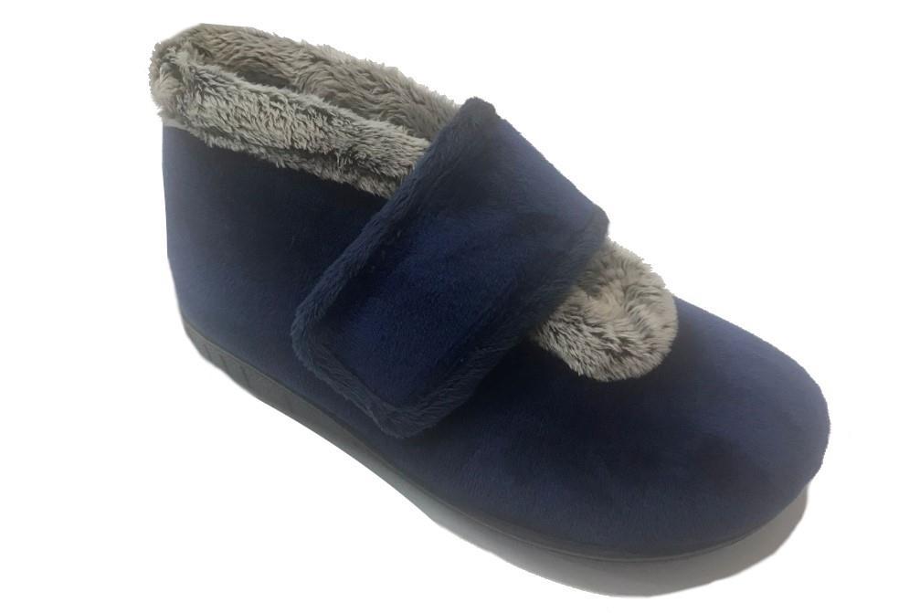 Zapatilla de casa para mujer Calusa en color azul