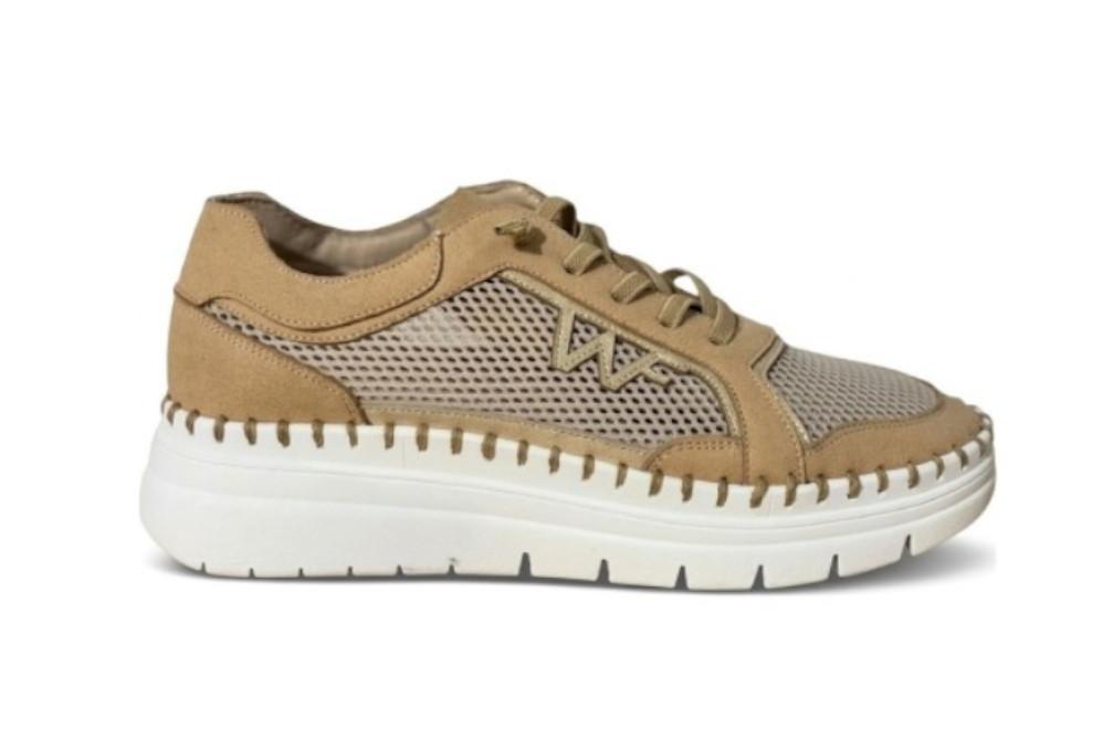 Zapatillas deportivas Walk & Fly Vera 20103 en color camel