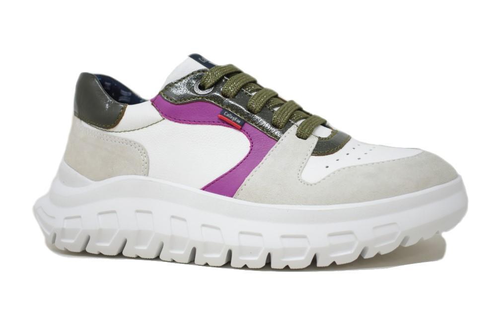 Zapatilla deportiva Callaghan 56002 Sirena en blanco para mujer