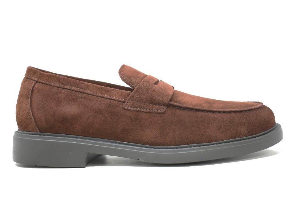 Mocasines de piel Angel Sansano 25004 en marrón para hombre