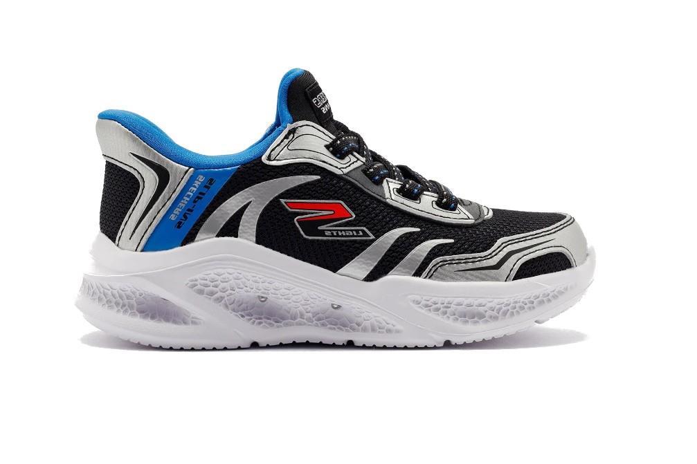 Zapatillas deportivas Skechers Meteor-lights - Brisk-beams 403848L SLBK en negro - Zapatillas de luces