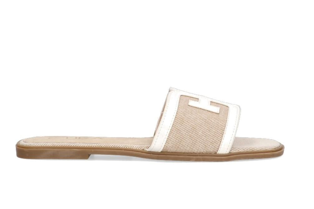 Sandalias de pala Etika 10026 en blanco para mujer