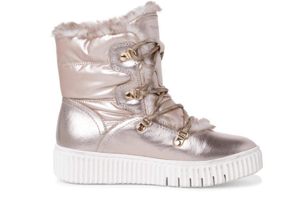 Botín snow Tamaris 26854 metalizado para mujer