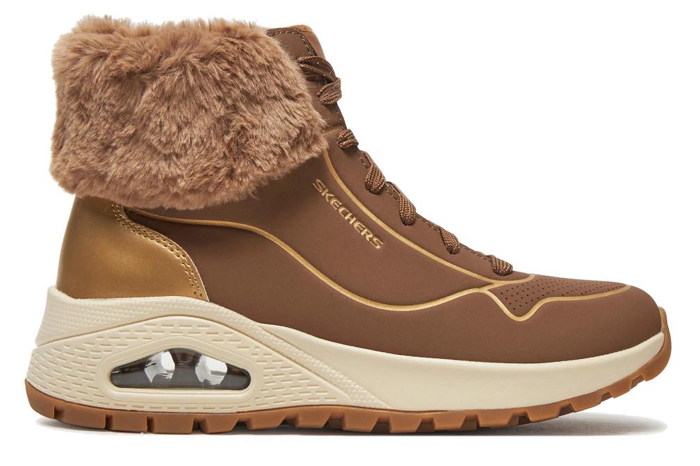Botines deportivos Skechers UNO Rugged - Fall Shimmer en taupe