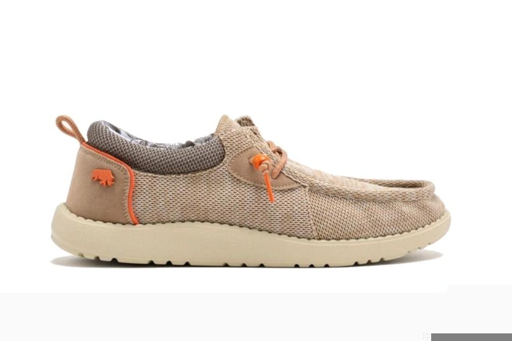 Zapatos naúticos de Lona Gioseppo WALLABEE TREILLES 71661 en beige